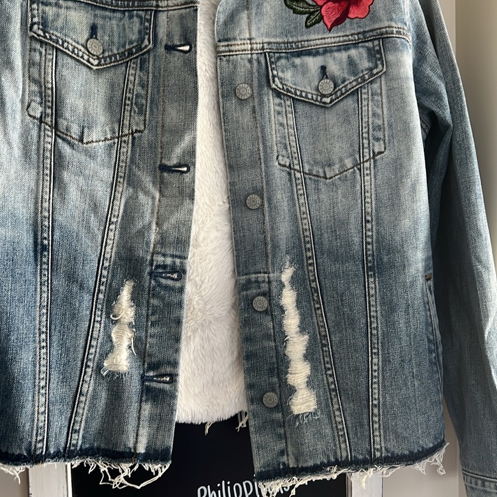 Rails Ramsey Embroidered Denim Jacket In Large Vi… - image 5
